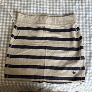 Striped Gray and navy Women's Skirt